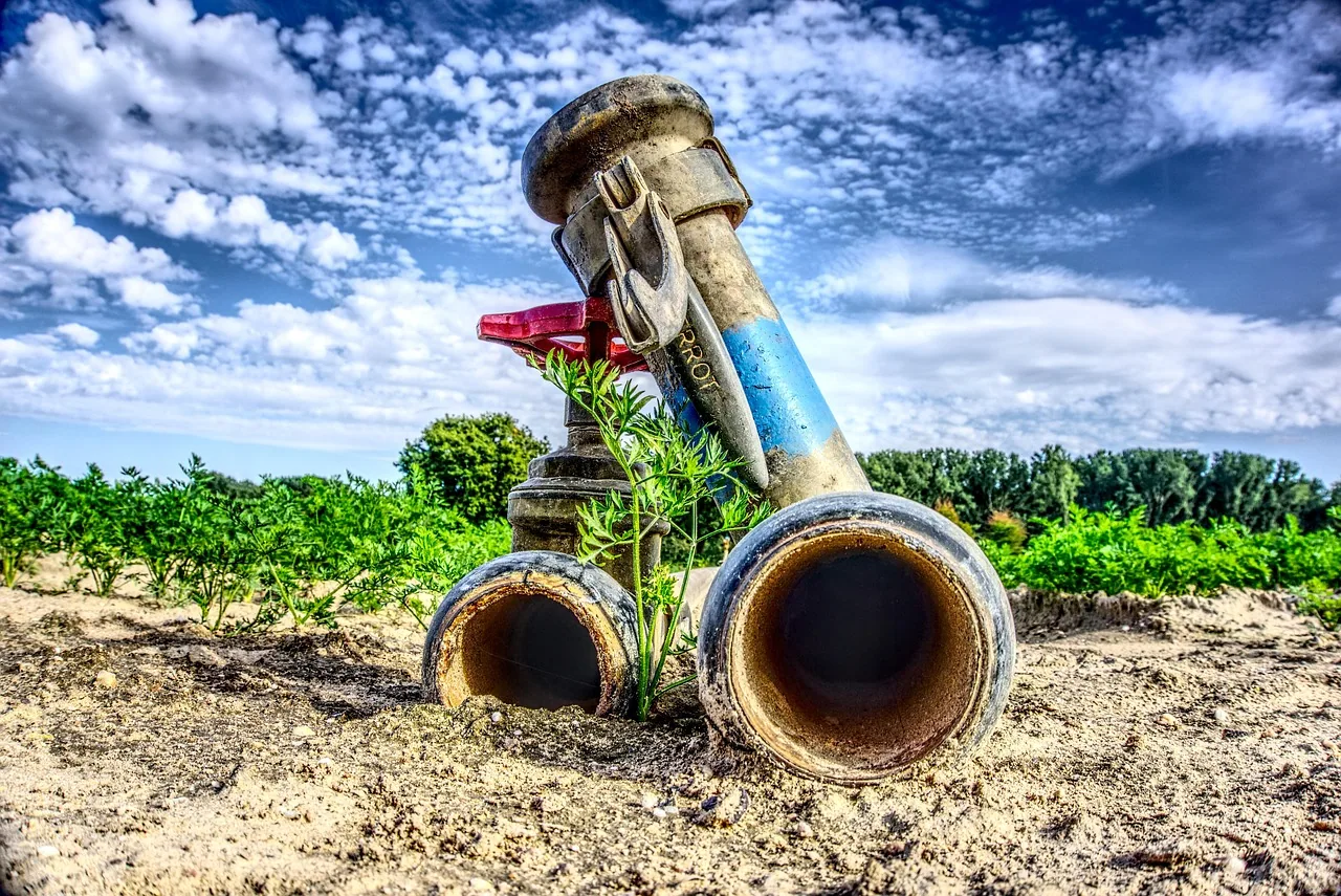 Vanne et compteur d'eau