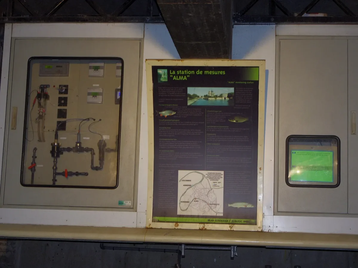 Station de mesures du réseau d'égouts de Paris